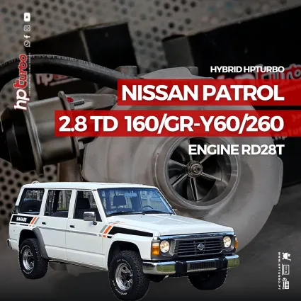 Hybrid Turbo Nissan Patrol 2.8 TD RD28T 160/GR-Y60/260 OEM 115HP - Turbo 452022 / 465941